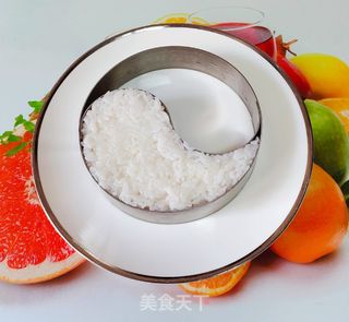 创意太极米饭的做法步骤:6