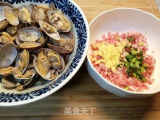 年夜饭新年菜(十四)花蛤酿肉的做法步骤:3