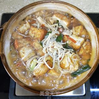 金针菇炖豆腐 的做法步骤:12