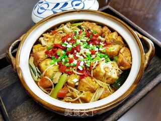 金针菇炖豆腐 的做法步骤:14