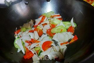 小炒杏鲍菇的做法步骤:4