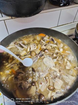 草鸡炖茶树菇的做法步骤:10