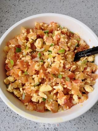 西红柿鸡蛋馅饺子的做法步骤:9