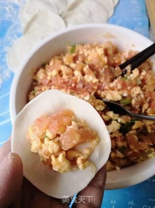 西红柿鸡蛋馅饺子的做法步骤:11