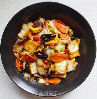 白菜豆腐煲的做法步骤:13