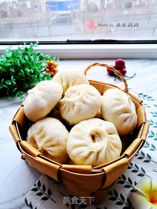 胡萝卜猪肉馅包子的做法步骤:15