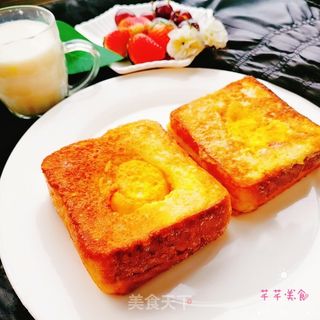 香煎吐司片的做法步骤:8
