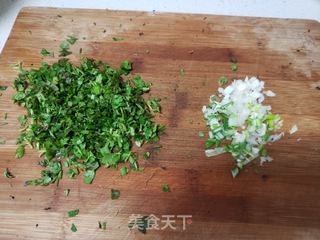 马齿菜鹅蛋包子的做法步骤:4