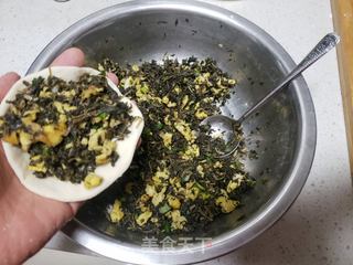 马齿菜鹅蛋包子的做法步骤:16