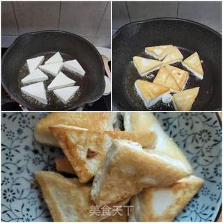 煎豆腐豆芽炖粉皮的做法步骤:3