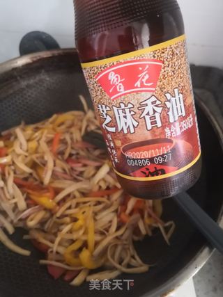 彩椒火腿炒杏鲍菇的做法步骤:10