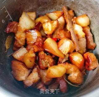 板栗烧肉的做法步骤:10