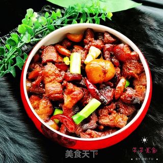 板栗烧肉的做法步骤:14