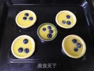 蓝莓蛋挞的做法步骤:9