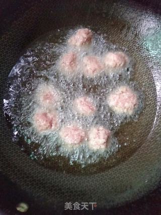 双色肉丸汤的做法步骤:7