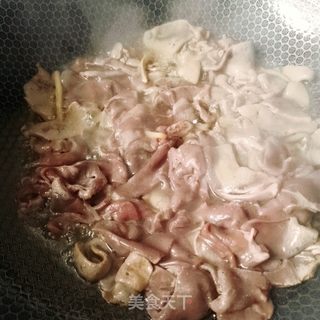 爆炒猪肝的做法步骤:4