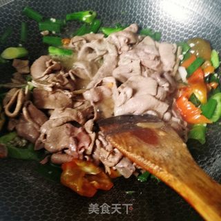 爆炒猪肝的做法步骤:7
