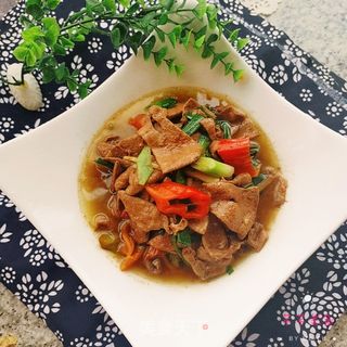 爆炒猪肝的做法步骤:11