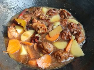 土豆胡萝卜炖鸡腿的做法步骤:14