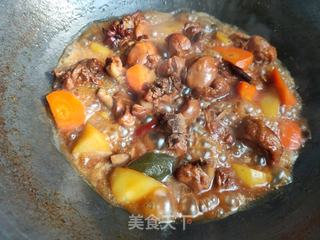 土豆胡萝卜炖鸡腿的做法步骤：15