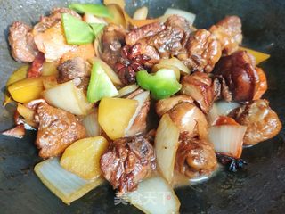 土豆胡萝卜炖鸡腿的做法步骤：19