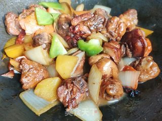 土豆胡萝卜炖鸡腿的做法步骤:19