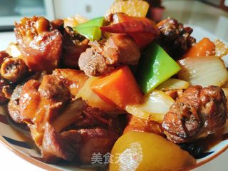 土豆胡萝卜炖鸡腿的做法步骤：20