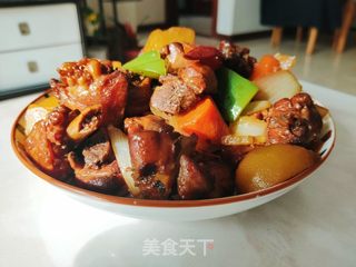 土豆胡萝卜炖鸡腿的做法步骤：21