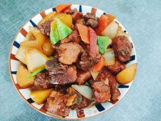 土豆胡萝卜炖鸡腿的做法步骤:22