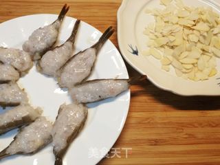 年夜饭新年菜(十六)饭店卖88元10只的杏仁大虾,自己做只需2元钱的做法步骤:6