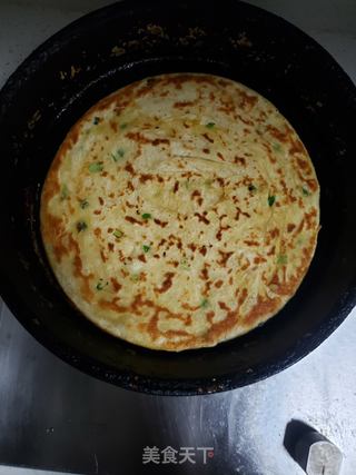 全麦面葱油饼的做法步骤:12
