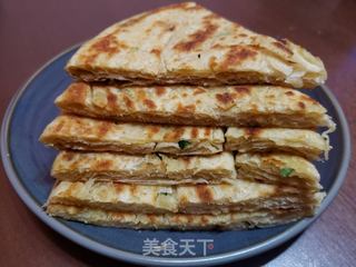 全麦面葱油饼的做法步骤:15