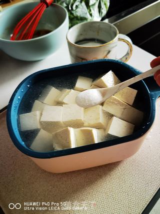 好吃的鸡蛋煎豆腐的做法步骤:6