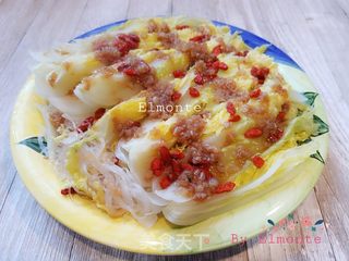 蒜蓉粉丝蒸娃娃菜的做法步骤:13
