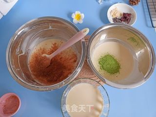 网红三种口味粑粑糕的做法步骤:7