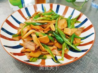 杏鲍菇青椒炒肉的做法步骤:17