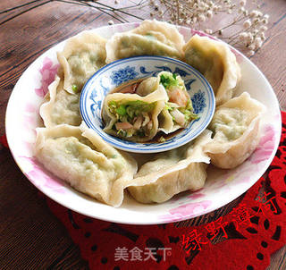 白菜——白菜鱿鱼水饺的做法步骤:14