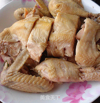 辣油淋鸡的做法步骤:4
