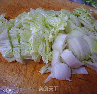 白菜——大白菜炖豆腐的做法步骤:2