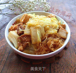 白菜——大白菜炖豆腐的做法步骤:9