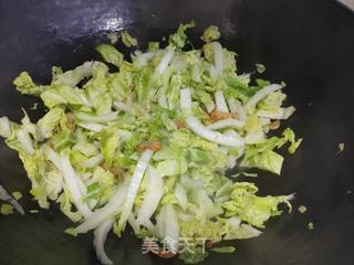 娃娃菜海鲜粥的做法步骤:6