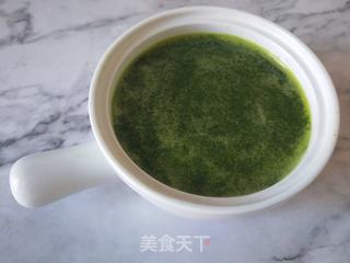 菠菜汁鸡蛋羹的做法步骤：2