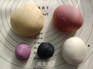 新年醒狮馒头的做法步骤:3