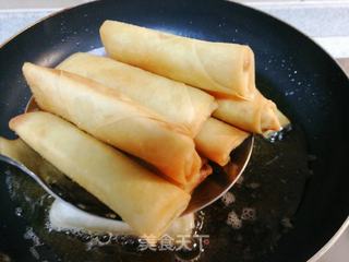 年夜饭菜谱(十八)立春从春卷开始,炸春卷的做法步骤:7