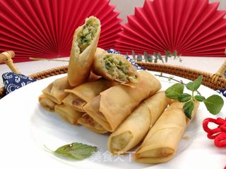 年夜饭菜谱(十八)立春从春卷开始,炸春卷的做法步骤:9
