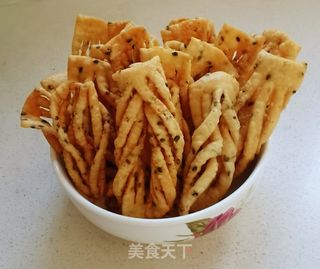 椒盐麻叶的做法步骤：16