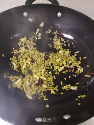 肉末酸豇豆的做法步骤:14