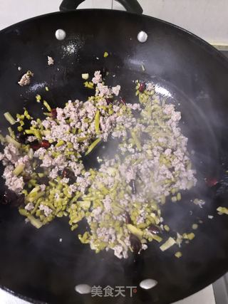 肉末酸豇豆的做法步骤:16
