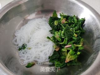 菠菜拌粉丝的做法步骤:6