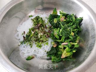 菠菜拌粉丝的做法步骤:7